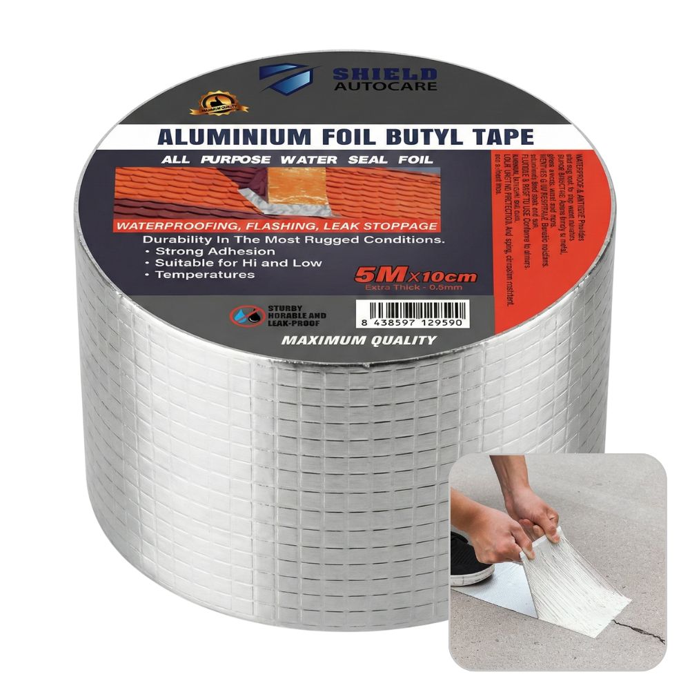 Aluminium Foil Butyl Tape – Waterproof Leak Repair Seal (50mm / 75mm / 100mm × 5m) - Image 3