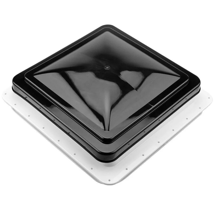 Campervan Sky Light Roof Vent with 12v Fan – 14″ x 14″ – White, Smoke, Black & Jet Black - Image 2
