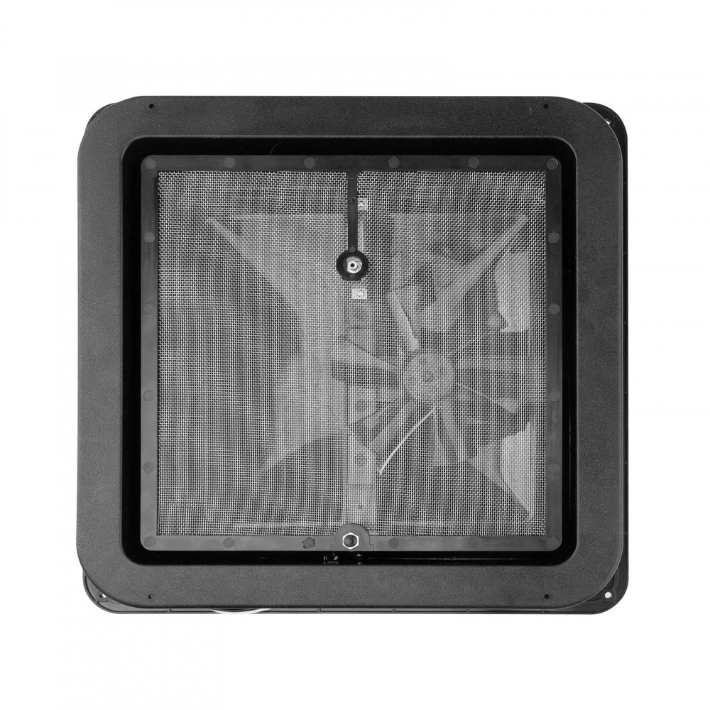 Campervan Sky Light Roof Vent with 12v Fan – 14″ x 14″ – White, Smoke, Black & Jet Black - Image 9