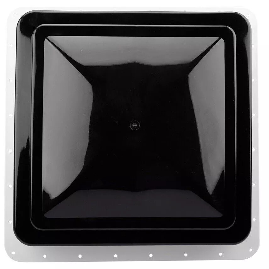 Campervan Sky Light Roof Vent with 12v Fan – 14″ x 14″ – White, Smoke, Black & Jet Black - Image 6