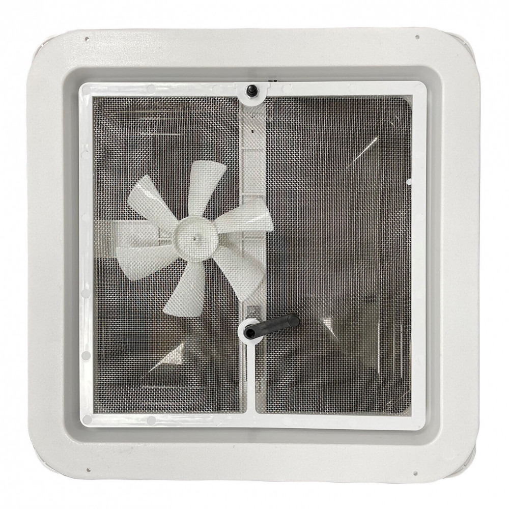Campervan Sky Light Roof Vent with 12v Fan – 14″ x 14″ – White, Smoke, Black & Jet Black - Image 13