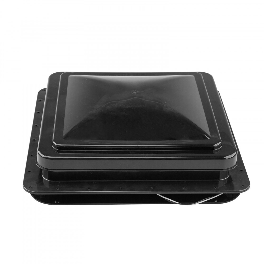 Campervan Sky Light Roof Vent with 12v Fan – 14″ x 14″ – White, Smoke, Black & Jet Black - Image 7
