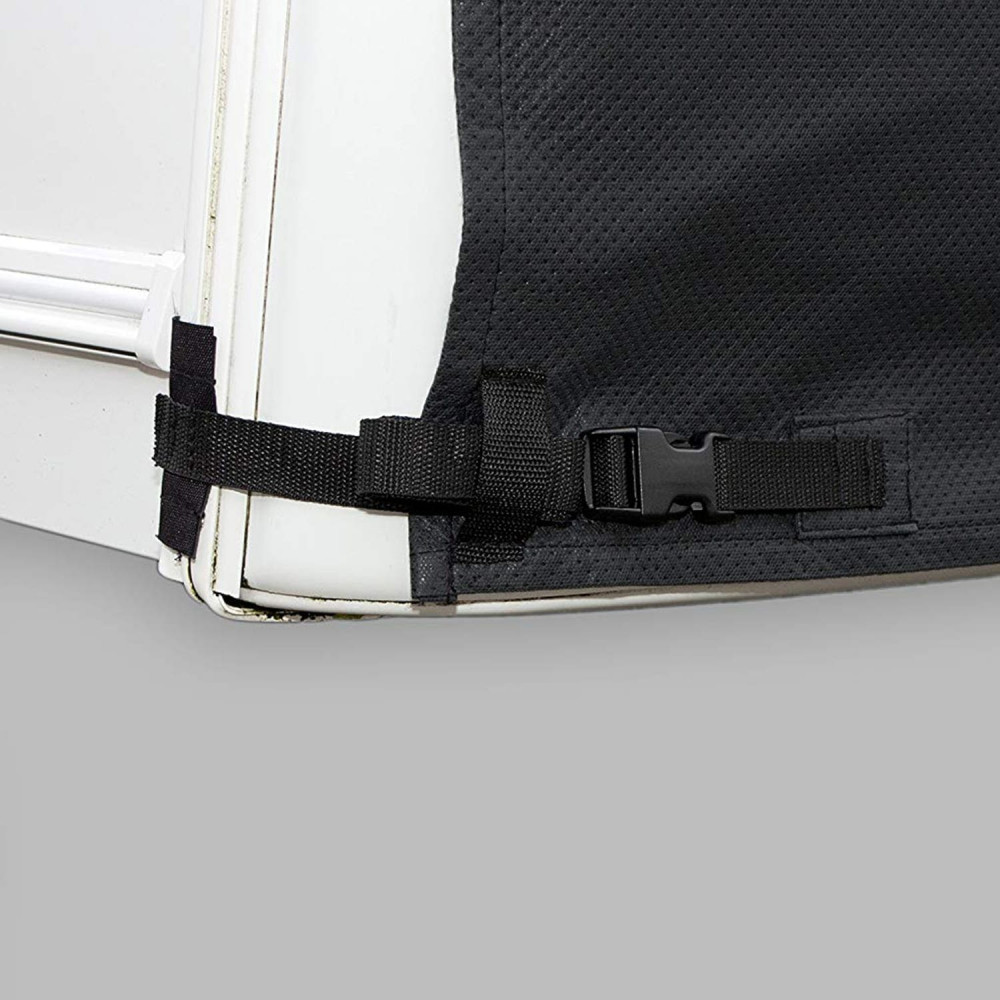 Caravan Front Cover for Towing with LED Lights & Reflective Strips - Image 4