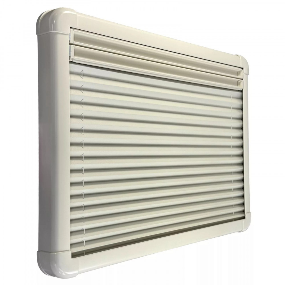 Cassette Campervan Blinds with Integrated Blackout Blind & Fly Screen – Black, White, Beige - Image 7