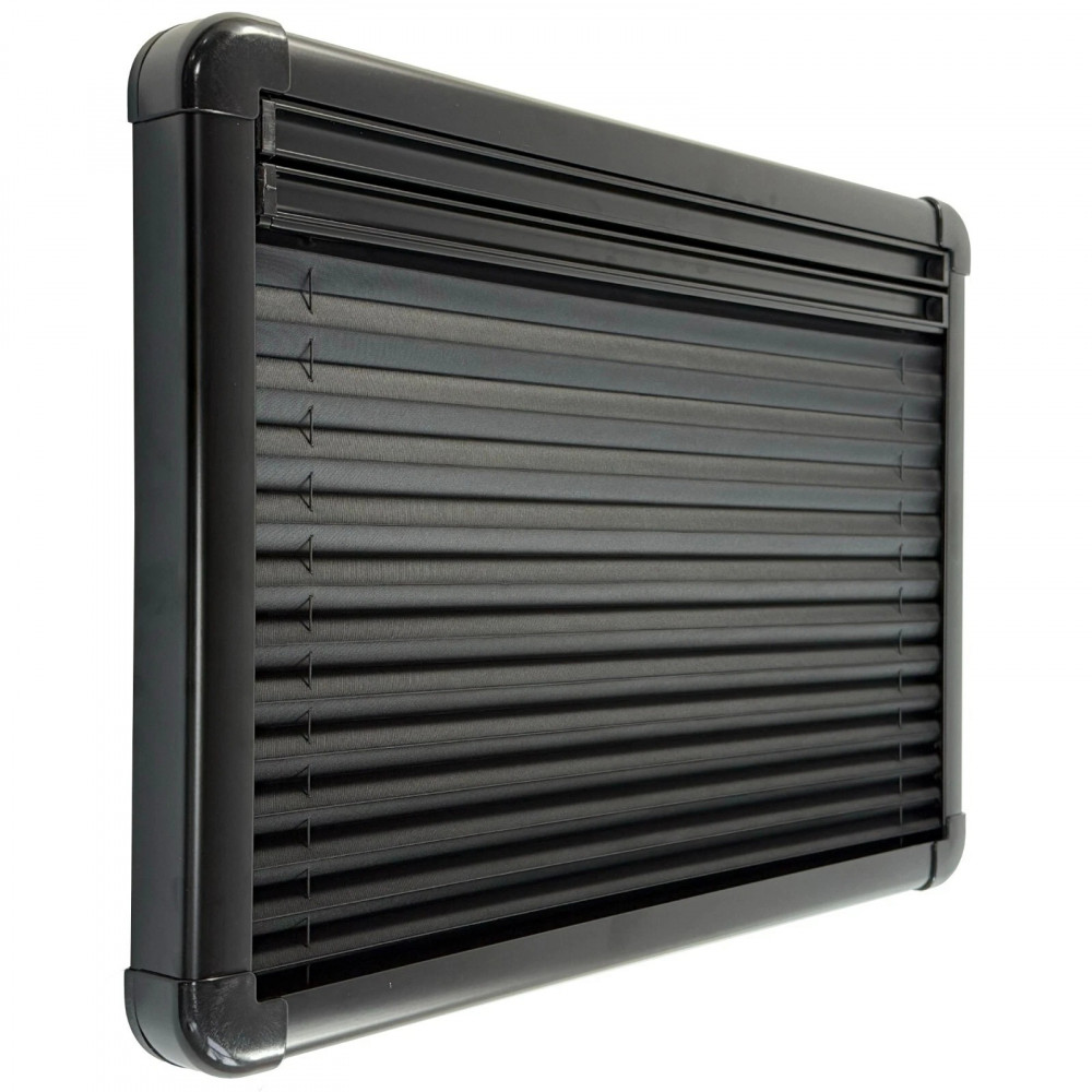 Cassette Campervan Blinds with Integrated Blackout Blind & Fly Screen – Black, White, Beige - Image 3