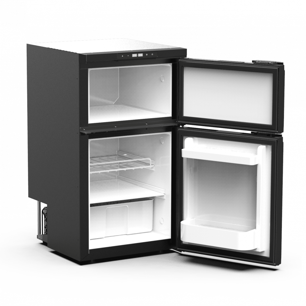 Cool Mate 80L 12v Black Dual Fridge Cooler Refrigerator Freezer For Camper Van Motorhome - Image 6
