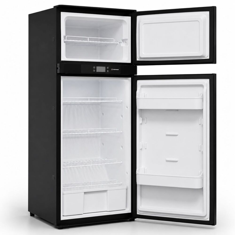 Coolmate 140L Dual Door Campervan Fridge Freezer – 12V/24V & 240V - Image 2