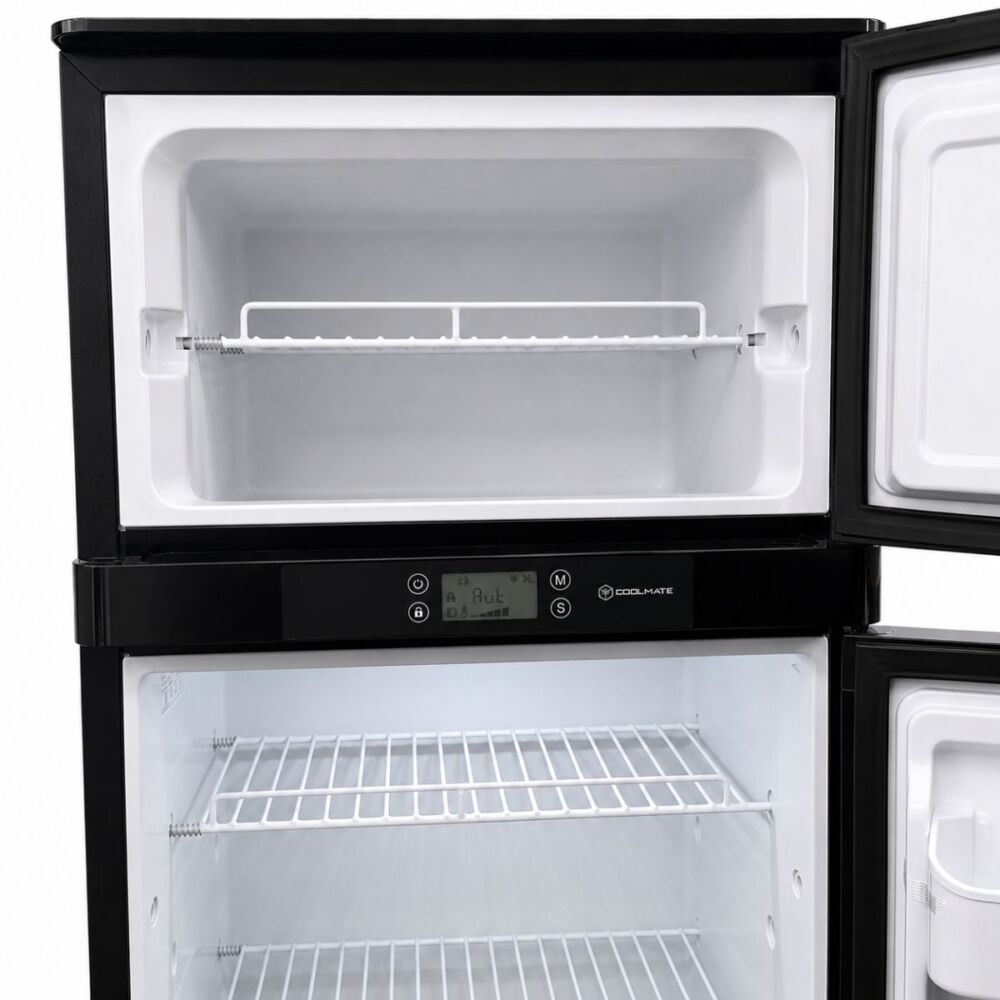 Coolmate 140L Dual Door Campervan Fridge Freezer – 12V/24V & 240V - Image 3
