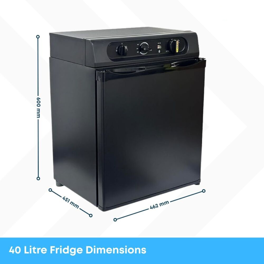 CoolMate 3-Way Campervan Fridge – 40L 60L 12V 240V LPG Gas for Motorhome, Caravan & Camping - Image 5