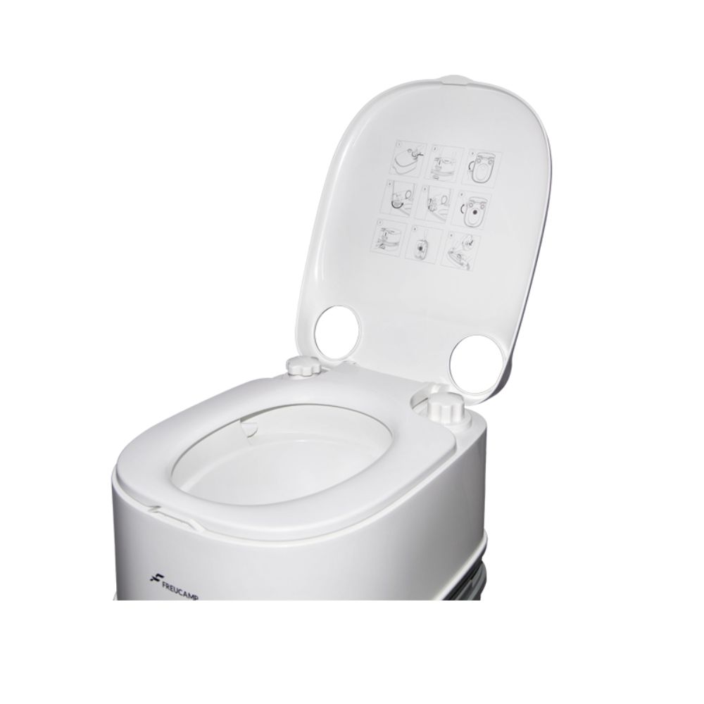 Portable Toilet for Campervans, Caravans & Camping with Flush – 12L or 20L Capacity - Image 3