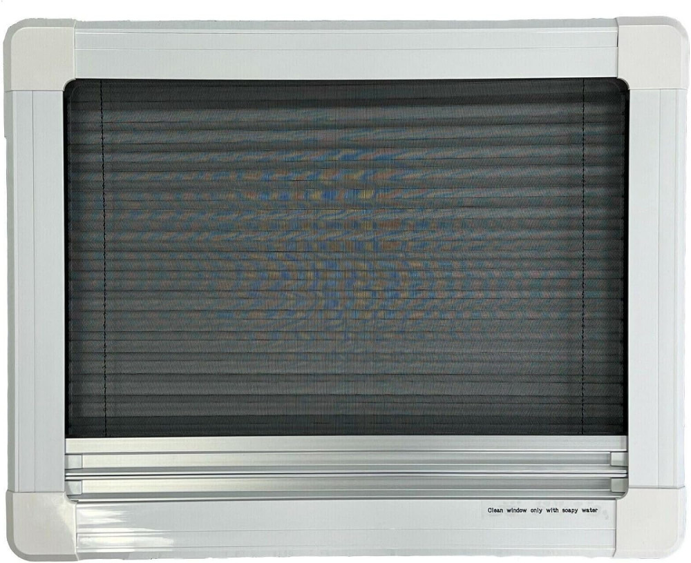 Tempered Glass Flat Campervan Window with Integrated Black Out Blind & Fly Net - Image 7
