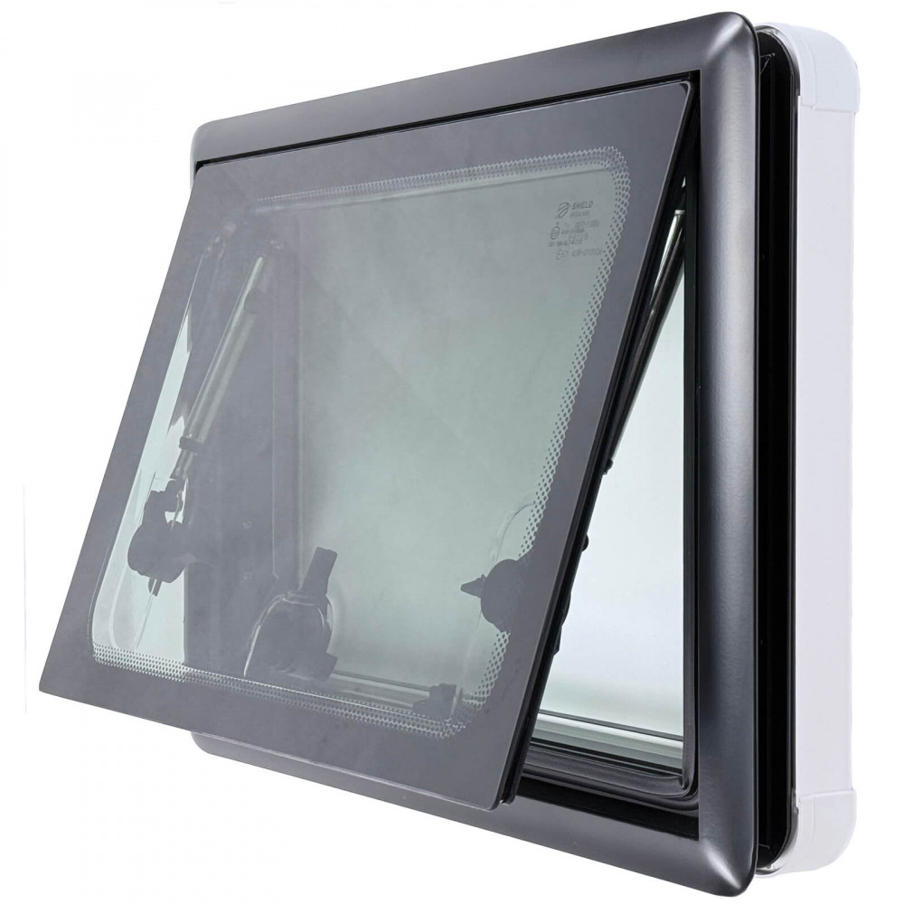 Tempered Glass Flat Campervan Window with Integrated Black Out Blind & Fly Net - Image 5