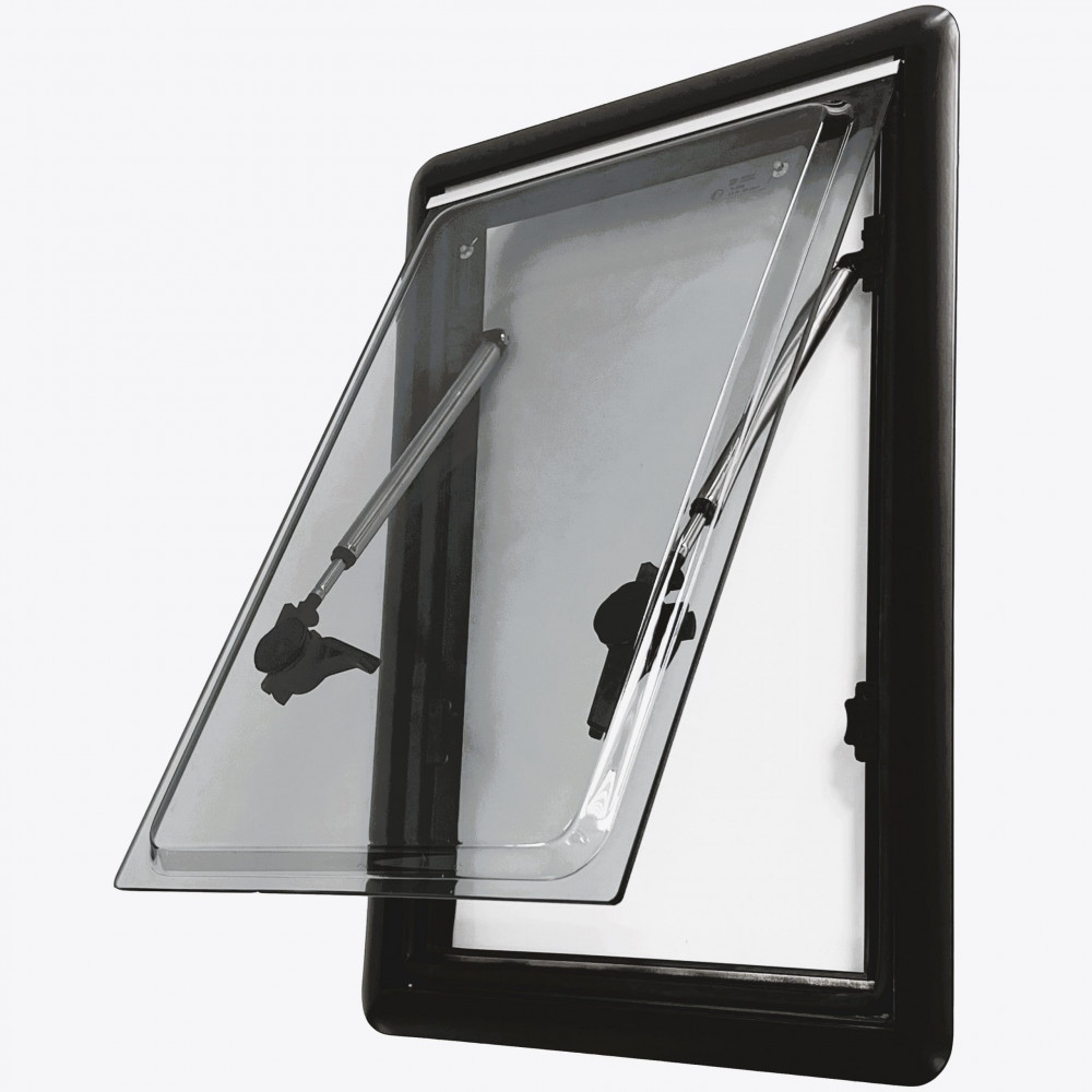 Top Hinged Cassette Camper Van Window with Black out Blinds and Fly Net Screens - Image 3