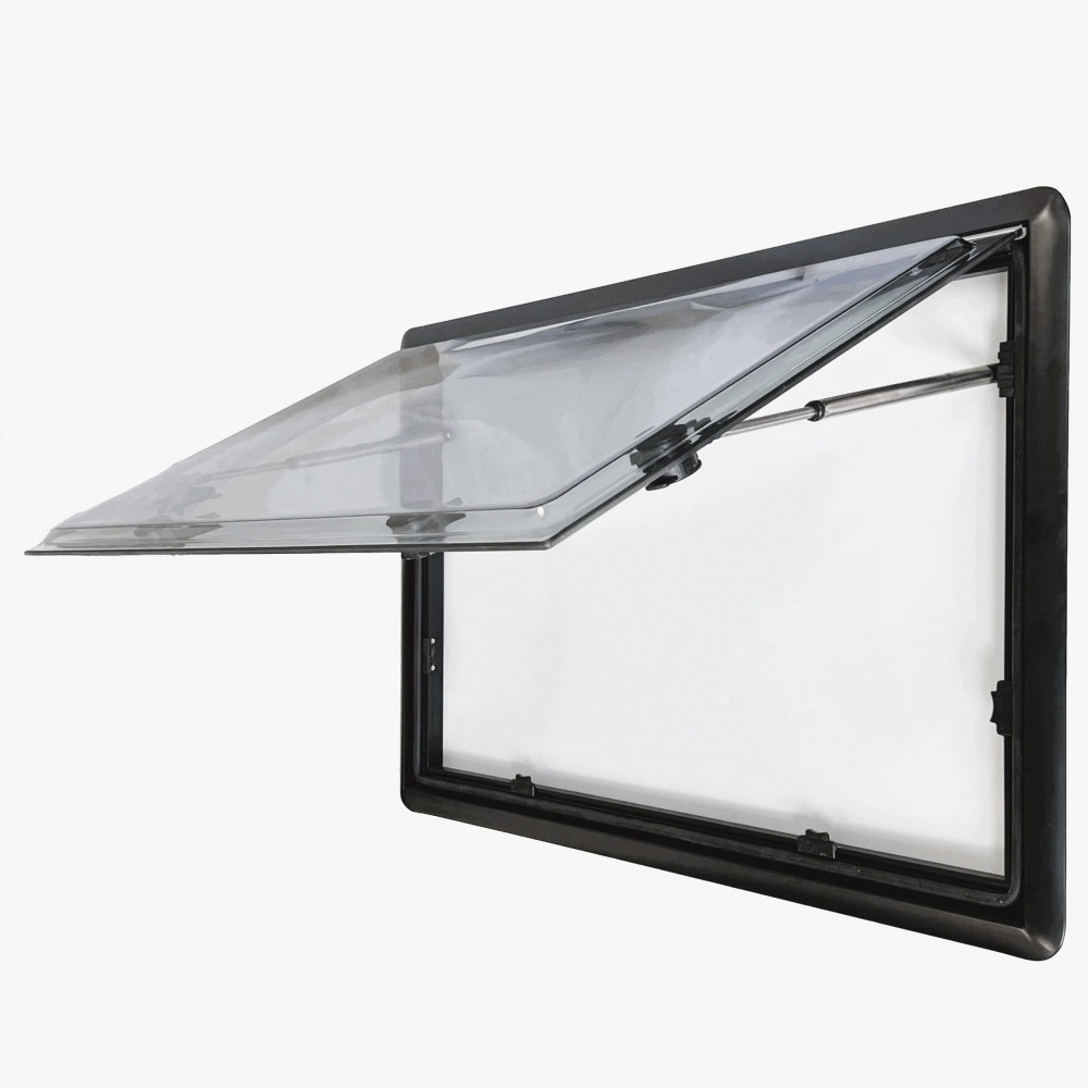 Top Hinged Cassette Camper Van Window with Black out Blinds and Fly Net Screens - Image 6