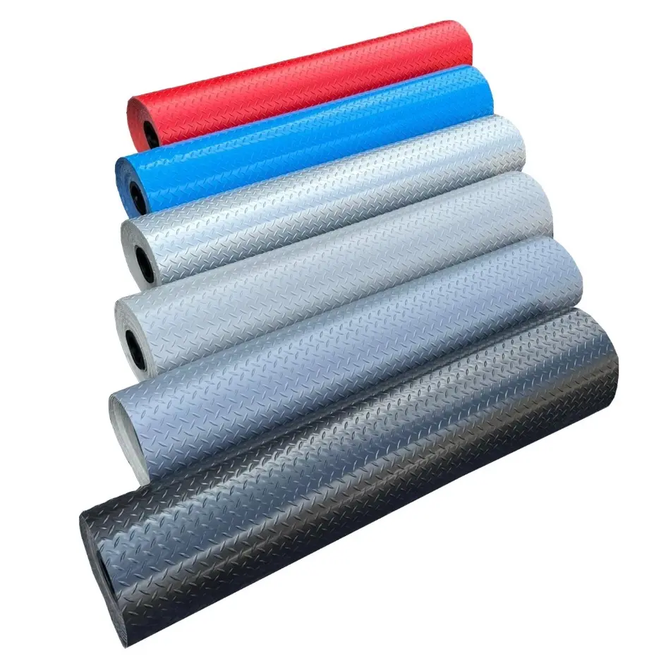 Checker Plate PVC Matting Roll – Large Diamond Vinyl Flooring - Image 2