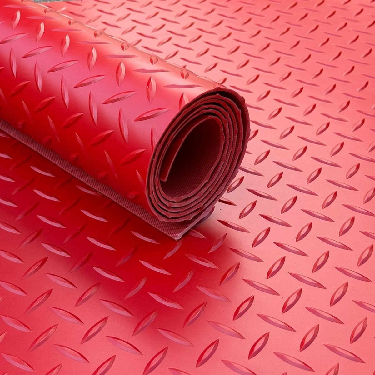Checker Plate PVC Matting Roll – Large Diamond Vinyl Flooring - Image 6