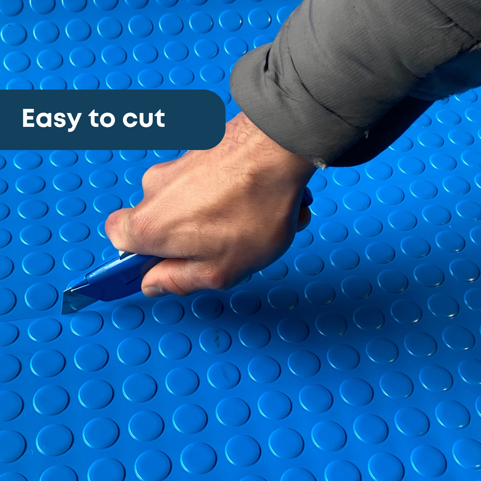 Coin PVC Matting Roll – Round Stud Vinyl Flooring - Image 12