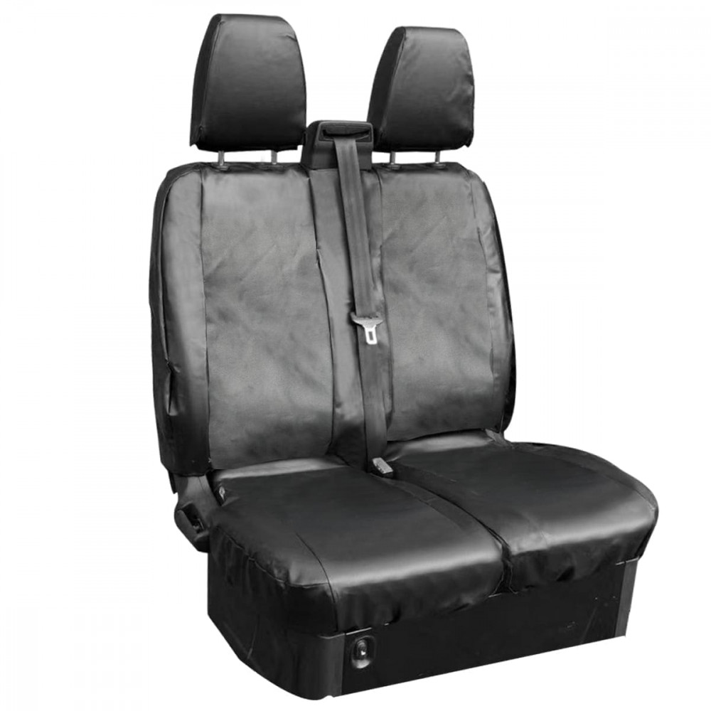 Ford Transit Custom 2013-ON Tailored Leather Look Seat Covers - Image 3
