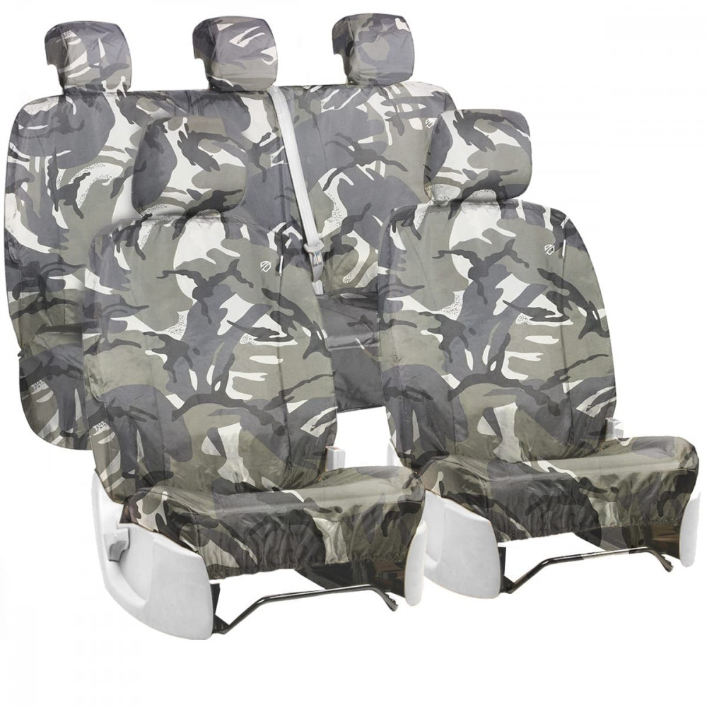 Fully Tailored Heavy Duty Full Set Car Seat Covers for Ford Ranger T6 - Image 3