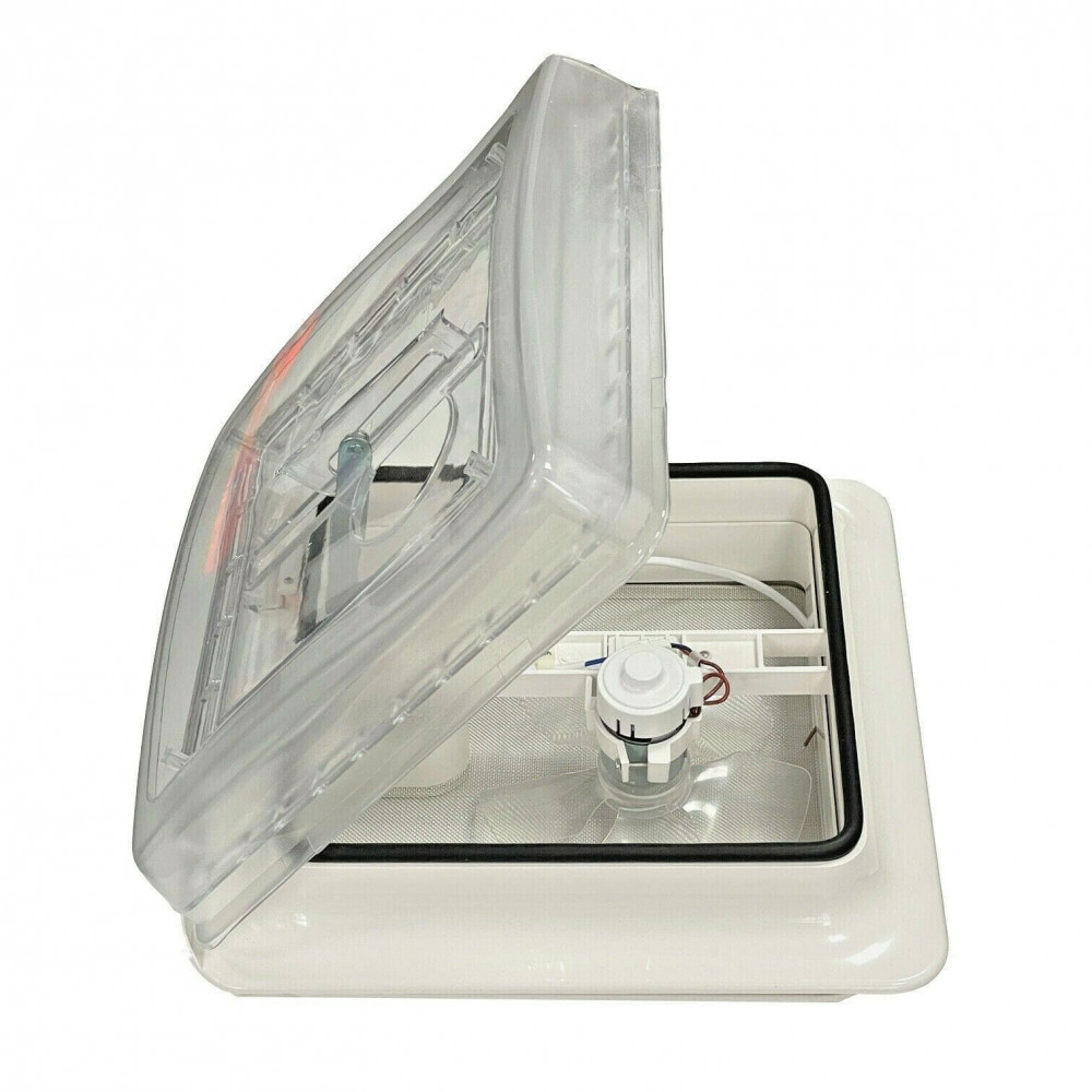 Roof Vent Sky Light 12v Crystal Dome Shower Hatch Camper / Caravan 360x360mm - Image 7