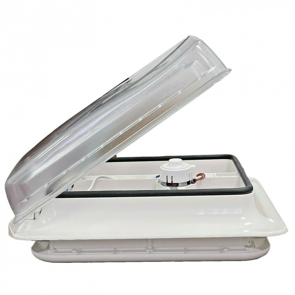 Roof Vent Sky Light 12v Crystal Dome Shower Hatch Camper / Caravan 360x360mm - Image 3