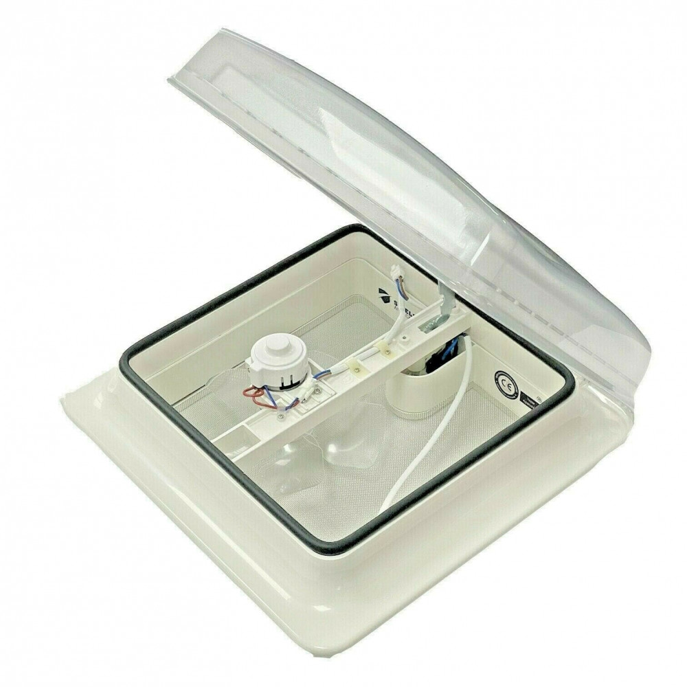 Roof Vent Sky Light 12v Crystal Dome Shower Hatch Camper / Caravan 360x360mm - Image 10