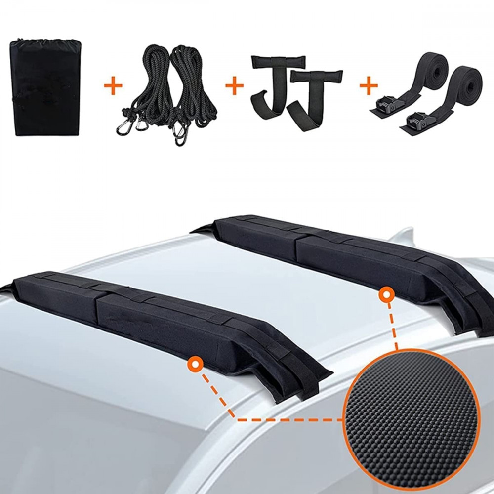 Shield Autocare Folding Padded Easy Roof Rack Universal Padded for 2 or 4 Door Cars - Image 2