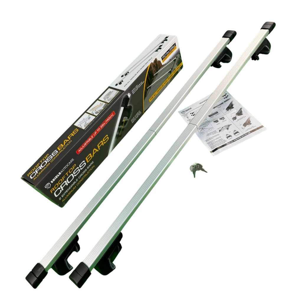 Universal Aluminium Car Roof Bars – Extendable 140cm with Anti-Theft Locks - Image 5
