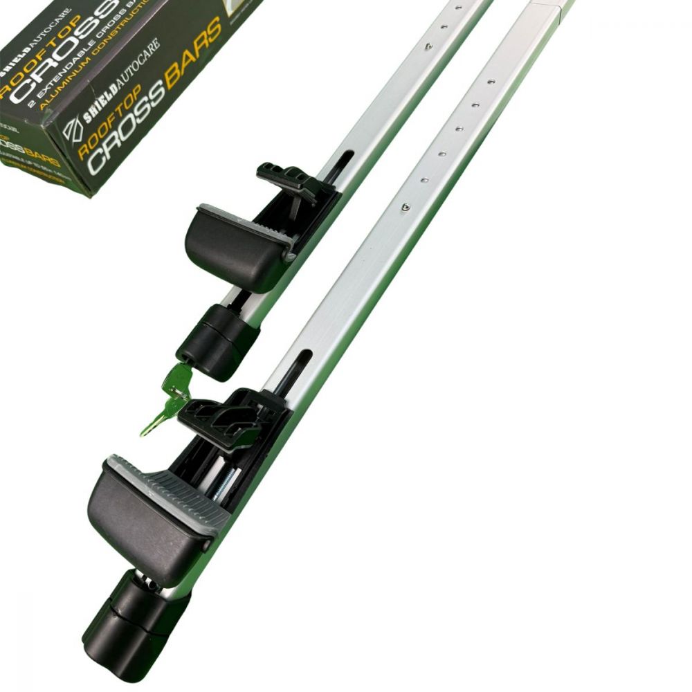 Universal Aluminium Car Roof Bars – Extendable 140cm with Anti-Theft Locks - Image 4