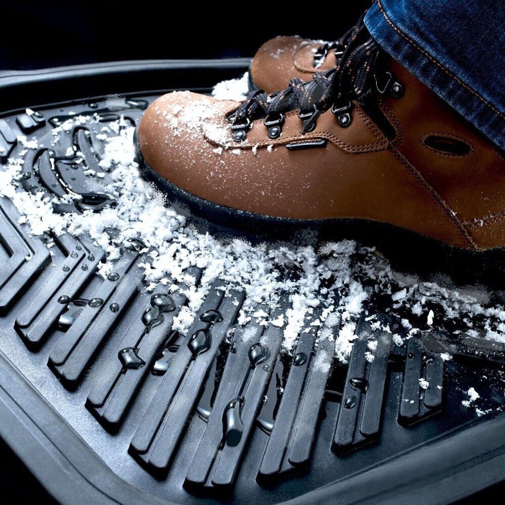 Universal Heavy Duty Rubber Car Floor Mats – Vessel Deep Dish Tray Style - Image 2