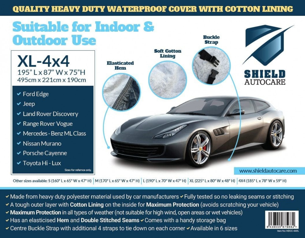 Universal Heavy Duty Waterproof Car Cover - Image 19